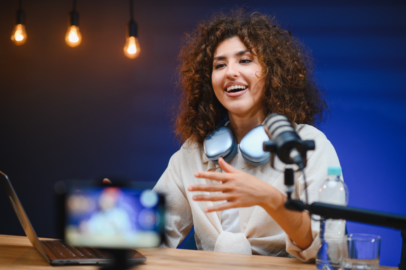 Grabación de podcast en Visual Space